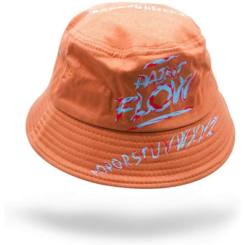 GSung Bucket Hat Printed Unisex Packable Summer Caps New Light Marron